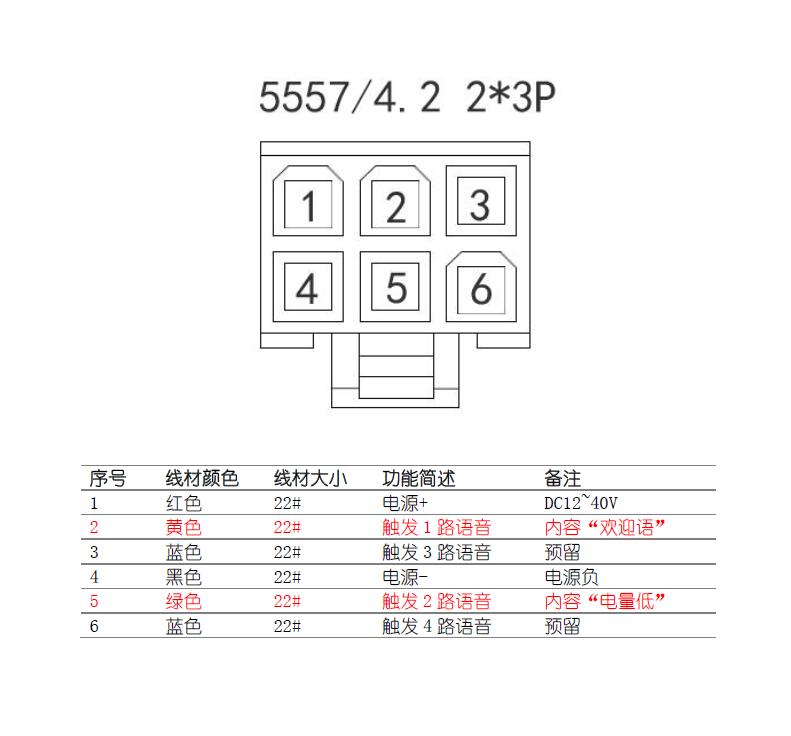 YX60汽車(chē)提示器接口圖片.jpg